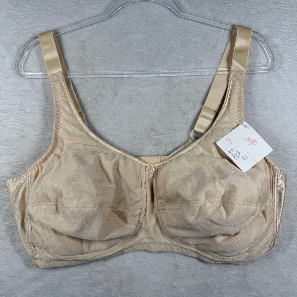 ABC American Breast Care 103 Rose Contour Mastectomy Bra Beige 46DDD NEW
